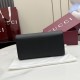 Replica di lusso Portafoglio continentale Gucci Half Horsebit 848791 Nero Imitazioni Cloni Portafoglio continentale Gucci Half Horsebit 848791 Nero firmate