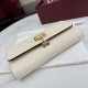 Cloni Pari replica Dettagli perfetti Portafoglio continentale Gucci Half Horsebit 848791 Bianco firmate