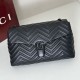 Cloni Borsa a tracolla grande Gucci GG Marmont 850659 Nero firmate