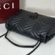 Cloni Borsa a tracolla grande Gucci GG Marmont 850659 Nero firmate
