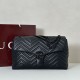 Cloni Borsa a tracolla grande Gucci GG Marmont 850659 Nero firmate