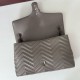 Cloni Borsa a tracolla grande Gucci GG Marmont 850659 Grigio firmate