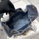 Replica di lusso Borsa a mano Chanel 25 Mini trapuntata AS5631 scamosciata Blu Imitazioni Cloni Borsa a mano Chanel 25 Mini trapuntata AS5631 scamosciata Blu firmate