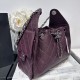 Cloni Borsa Chanel 25S Hobo AS5293 pelle di vitello grana viola firmate