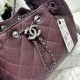 Cloni Borsa Chanel 25S Hobo AS5293 pelle di vitello grana viola firmate