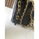 Replica di lusso Zaino vintage Chanel Duma nero Imitazioni Cloni Zaino vintage Chanel Duma nero firmate