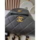 Replica di lusso Zaino vintage Chanel Duma nero Imitazioni Cloni Zaino vintage Chanel Duma nero firmate