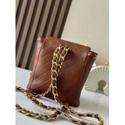 Zaino vintage Chanel Duma marrone Zaino vintage Chanel Duma marrone