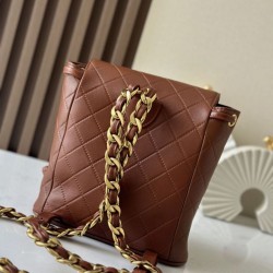 Cloni Zaino vintage Chanel Duma marrone firmate