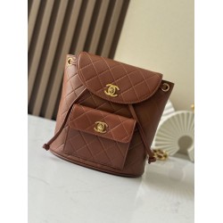 Zaino vintage Chanel Duma marrone