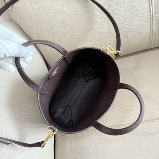 Replica di lusso Borsa tote Burberry Mini Reversible Bloomsbury Check nera/marrone Imitazioni Cloni Borsa tote Burberry Mini Reversible Bloomsbury Check nera/marrone firmate