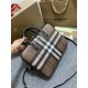 Replica di lusso Borsa da lavoro Burberry Ainsworth Check in betulla scura marrone Imitazioni Cloni Borsa da lavoro Burberry Ainsworth Check in betulla scura marrone firmate