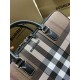 Replica di lusso Borsa da lavoro Burberry Ainsworth Check in betulla scura marrone Imitazioni Cloni Borsa da lavoro Burberry Ainsworth Check in betulla scura marrone firmate