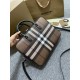 Replica di lusso Borsa da lavoro Burberry Ainsworth Check in betulla scura marrone Imitazioni Cloni Borsa da lavoro Burberry Ainsworth Check in betulla scura marrone firmate