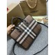 Replica di lusso Borsa da lavoro Burberry Ainsworth Check in betulla scura marrone Imitazioni Cloni Borsa da lavoro Burberry Ainsworth Check in betulla scura marrone firmate