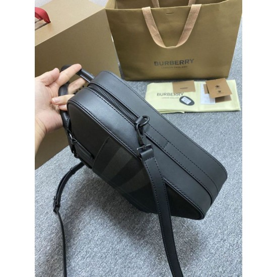 Cloni Borse Replica Alta Qualità da lavoro Burberry Ainsworth Check in betulla scura Blu firmate