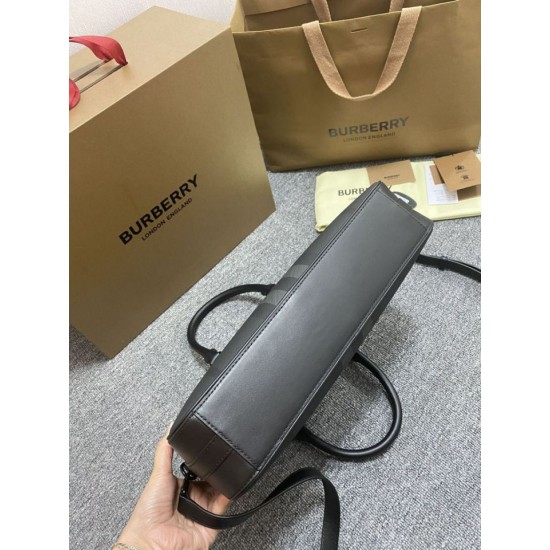 Cloni Borse Replica Alta Qualità da lavoro Burberry Ainsworth Check in betulla scura Blu firmate