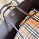 Replica di lusso Borsa tote Burberry Bloomsbury Highlands reversibile media Imitazioni Cloni Borsa tote Burberry Bloomsbury Highlands reversibile media firmate