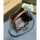Replica di lusso Borse Firmate a secchiello TB piccola Burberry color caffè Imitazioni Cloni Borse Firmate Replica a secchiello TB piccola Burberry color caffè firmate
