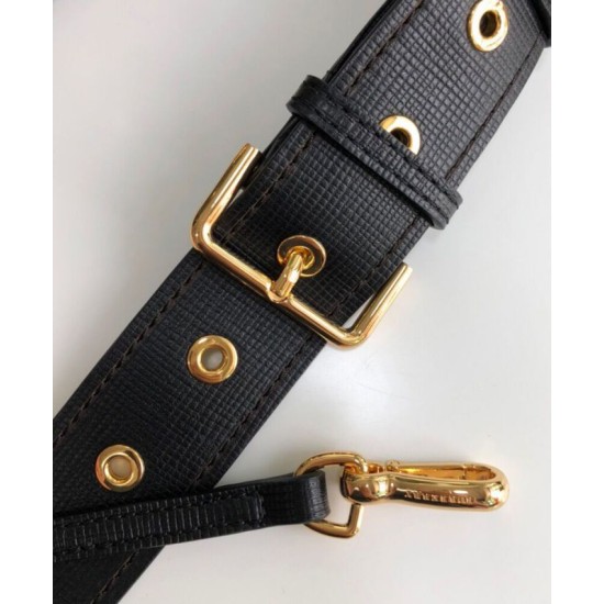 Replica di lusso Borse Firmate a tracolla piccola con fibbia Burberry Nera Imitazioni Cloni Borse Firmate Replica a tracolla piccola con fibbia Burberry Nera firmate