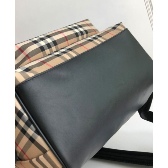 Replica di lusso Zaino Burberry Check Albicocca Imitazioni Cloni Zaino Burberry Check Albicocca firmate