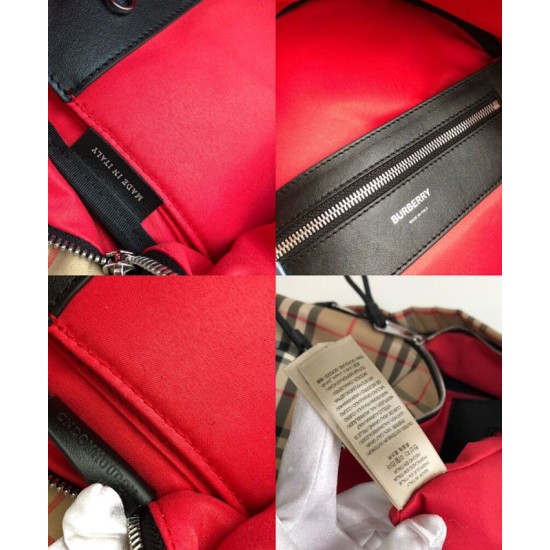 Replica di lusso Zaino Burberry Check Albicocca Imitazioni Cloni Zaino Burberry Check Albicocca firmate