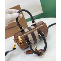 Mini borsa bowling con motivo a quadri Burberry Mini borsa bowling con motivo a quadri Burberry