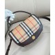 Replica di lusso Borsa a tracolla Burberry Highlands caffè scuro Imitazioni Cloni Borsa a tracolla Burberry Highlands caffè scuro firmate