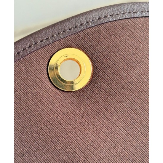 Replica di lusso Borsa Burberry Mini Highlands caffè scuro Imitazioni Cloni Borsa Burberry Mini Highlands caffè scuro firmate