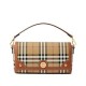 Cloni Borsa Burberry con manico superiore Caffè firmate