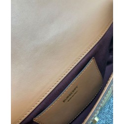 Borsa Burberry con manico superiore Caffè Borsa Burberry con manico superiore Caffè
