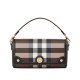 Replica di lusso Bora Pari Burberry con manico superiore nera Imitazioni Cloni Bora Pari replica Burberry con manico superiore nera firmate