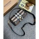 Replica di lusso Bora Pari Burberry con manico superiore nera Imitazioni Cloni Bora Pari replica Burberry con manico superiore nera firmate