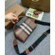 Replica di lusso Bora Pari Burberry con manico superiore nera Imitazioni Cloni Bora Pari replica Burberry con manico superiore nera firmate