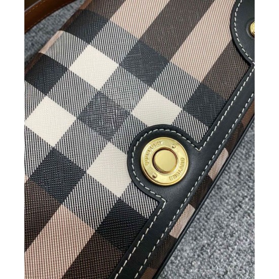 Replica di lusso Bora Pari Burberry con manico superiore nera Imitazioni Cloni Bora Pari replica Burberry con manico superiore nera firmate
