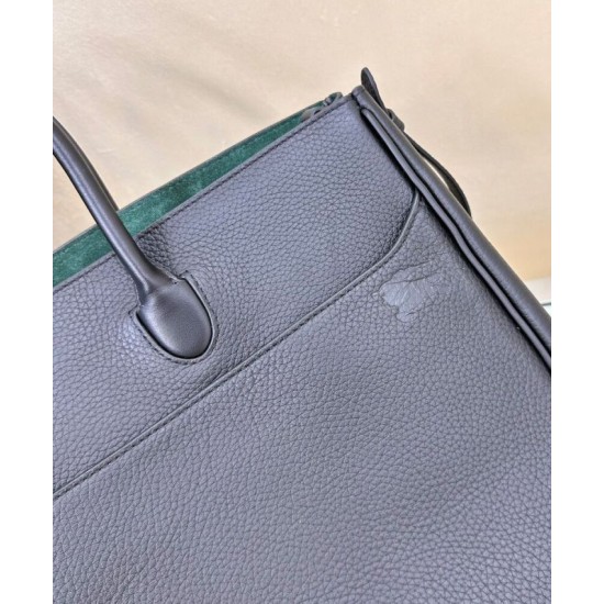 Replica di lusso Borsa tote Burberry Rocking Horse media nera Imitazioni Cloni Borsa tote Burberry Rocking Horse media nera firmate