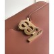 Replica Perfetta Borsa a tracolla Burberry TB media Caffè firmate