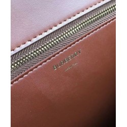Borsa a tracolla Burberry TB media Caffè Borsa a tracolla Burberry TB media Caffè