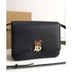 Replica di lusso Borsa a tracolla Burberry TB media Nera Imitazioni Cloni Borsa a tracolla Burberry TB media Nera firmate