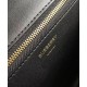 Replica di lusso Borsa a tracolla Burberry TB media Nera Imitazioni Cloni Borsa a tracolla Burberry TB media Nera firmate