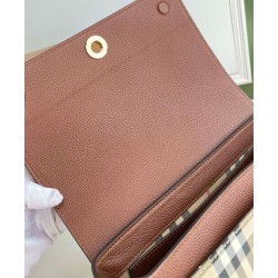 Borsa a tracolla Burberry Vintage Check Note Caffè Borsa a tracolla Burberry Vintage Check Note Caffè