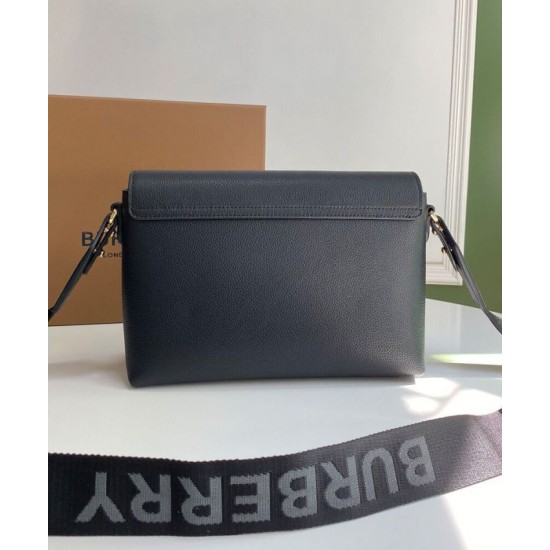 Replica di lusso Borsa a tracolla Burberry Vintage Check Note Nera Imitazioni Replica Perfetta Borsa a tracolla Burberry Vintage Check Note Nera firmate