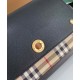 Replica di lusso Borsa a tracolla Burberry Vintage Check Note Nera Imitazioni Replica Perfetta Borsa a tracolla Burberry Vintage Check Note Nera firmate