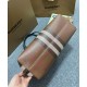 Replica di lusso Borsa tote a quadri Burberry caffè scuro Imitazioni Cloni Borsa tote a quadri Burberry caffè scuro firmate