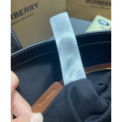 Borsa tote a quadri Burberry caffè scuro Borsa tote a quadri Burberry caffè scuro
