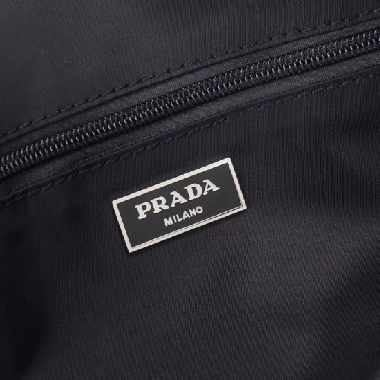 Replica di lusso Borsa da viaggio Prada Re-Nylon Saffiano 2VC015 nera Imitazioni Cloni Borsa da viaggio Prada Re-Nylon Saffiano 2VC015 nera firmate