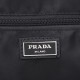 Replica di lusso Borsa tote Prada Re-Nylon con finiture in pelle nera Imitazioni Cloni Borsa tote Prada Re-Nylon con finiture in pelle nera firmate