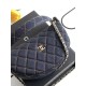 Replica di lusso Chanel 26P Clutch con catena AP5094 denim blu scuro Imitazioni Cloni Chanel 26P Clutch con catena AP5094 denim blu scuro firmate