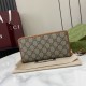 Replica di lusso Borse Portafoglio Gucci GG Emblem Zip Around 821803/819122 Marrone Imitazioni Replica Borse Portafoglio Gucci GG Emblem Zip Around 821803/819122 Marrone firmate