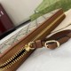 Replica di lusso Borse Portafoglio Gucci GG Emblem Zip Around 821803/819122 Marrone Imitazioni Replica Borse Portafoglio Gucci GG Emblem Zip Around 821803/819122 Marrone firmate